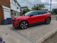 Renault Megane E-Tech Flame Red Techno of Polly
