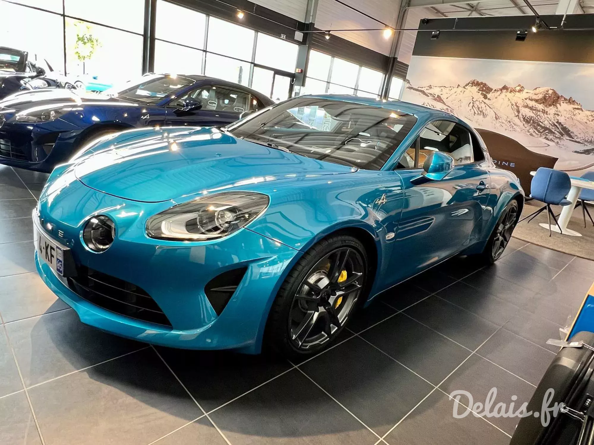 Alpine A110 Atelier Bleu Alpine Acier Base