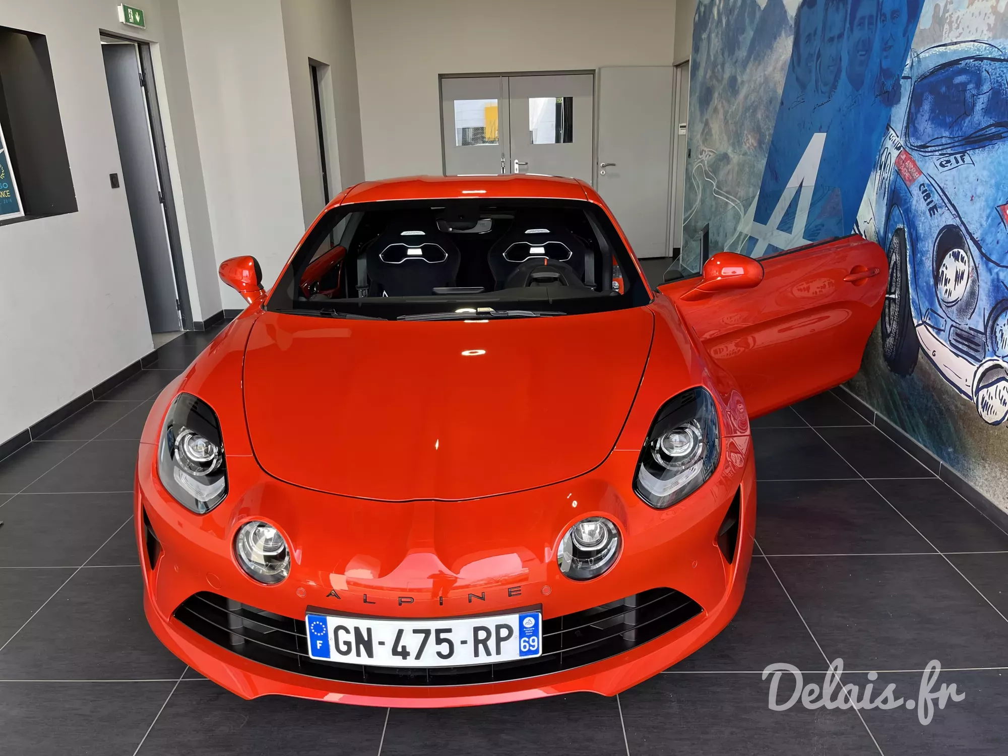 Alpine A110 Orange Feu S