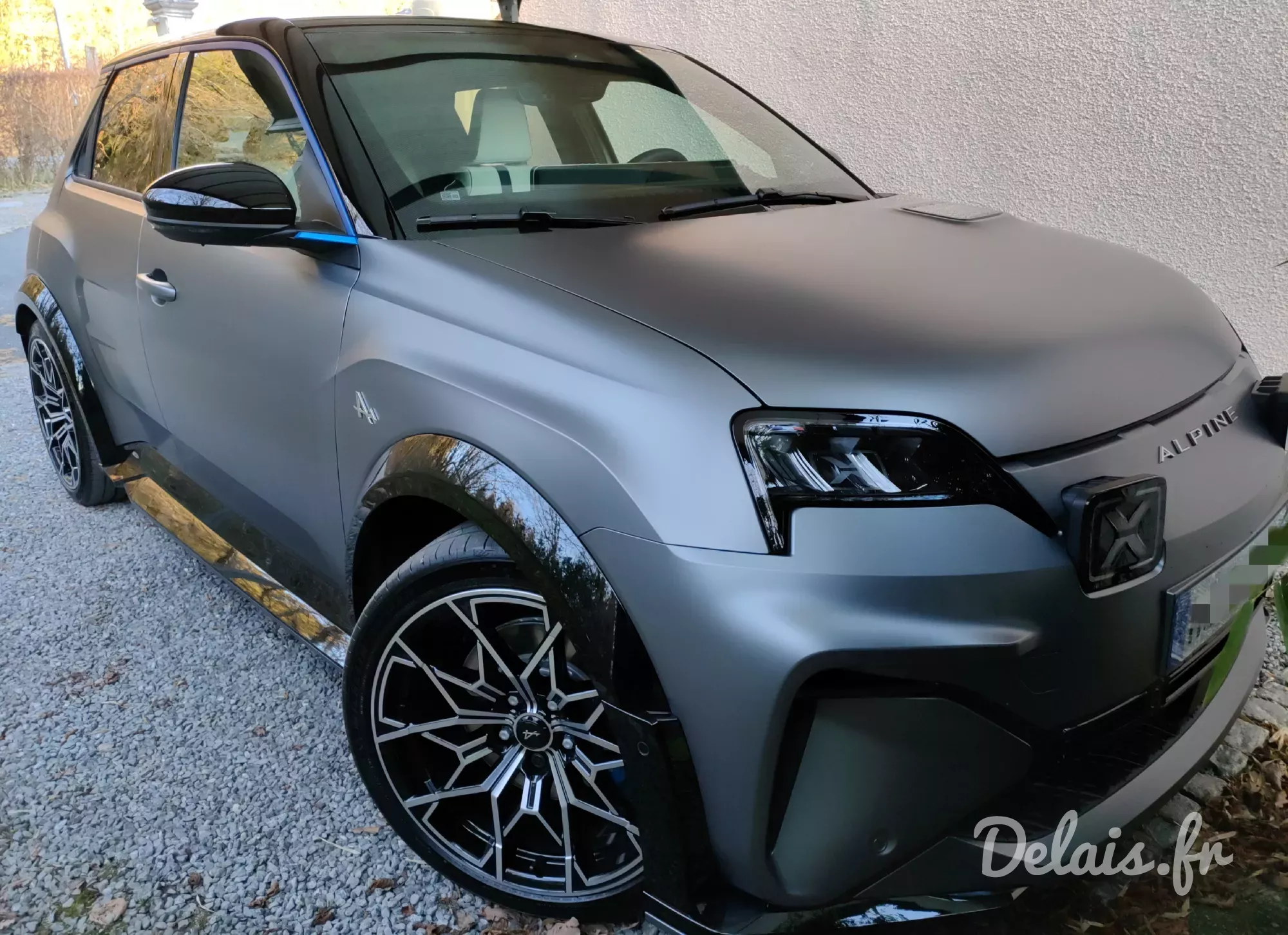 Alpine A290 Gris Tornade Mat GT Premium