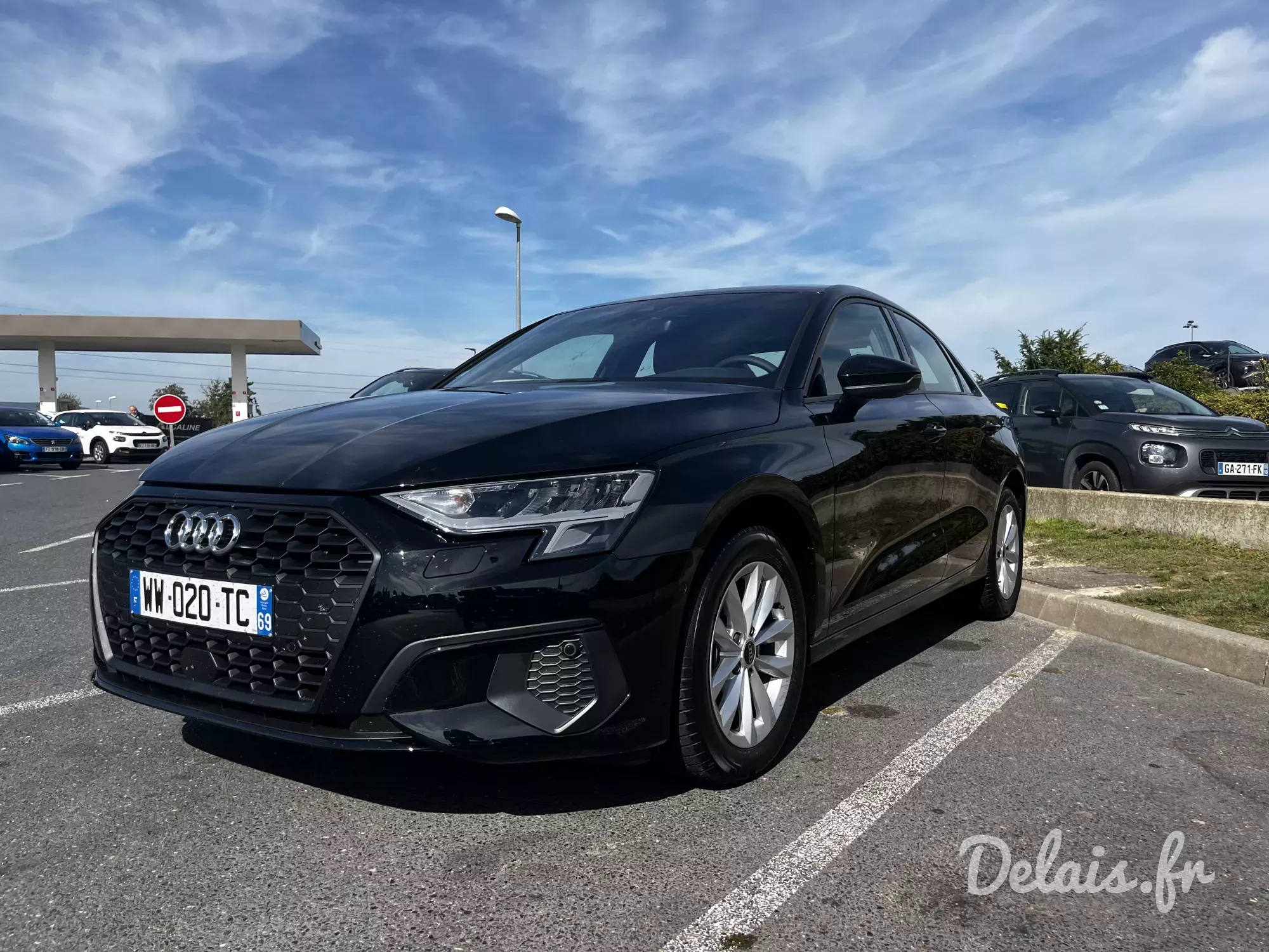 Audi A3 Berline Noir Brillant Base