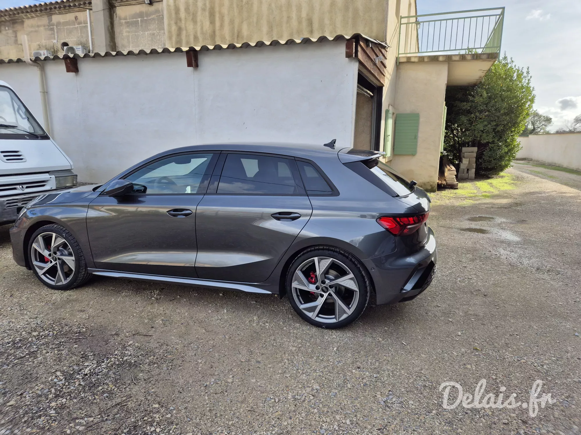 Audi A3 Sportback Daytona grey S line