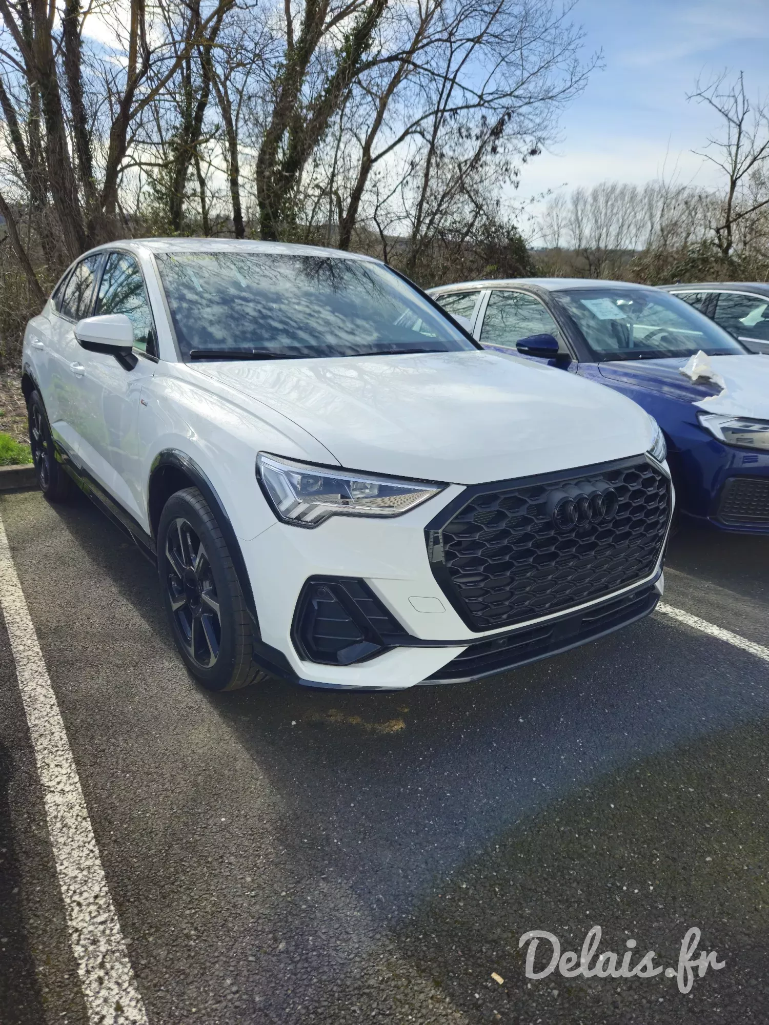 Audi Q3 Blanc Ibis S line
