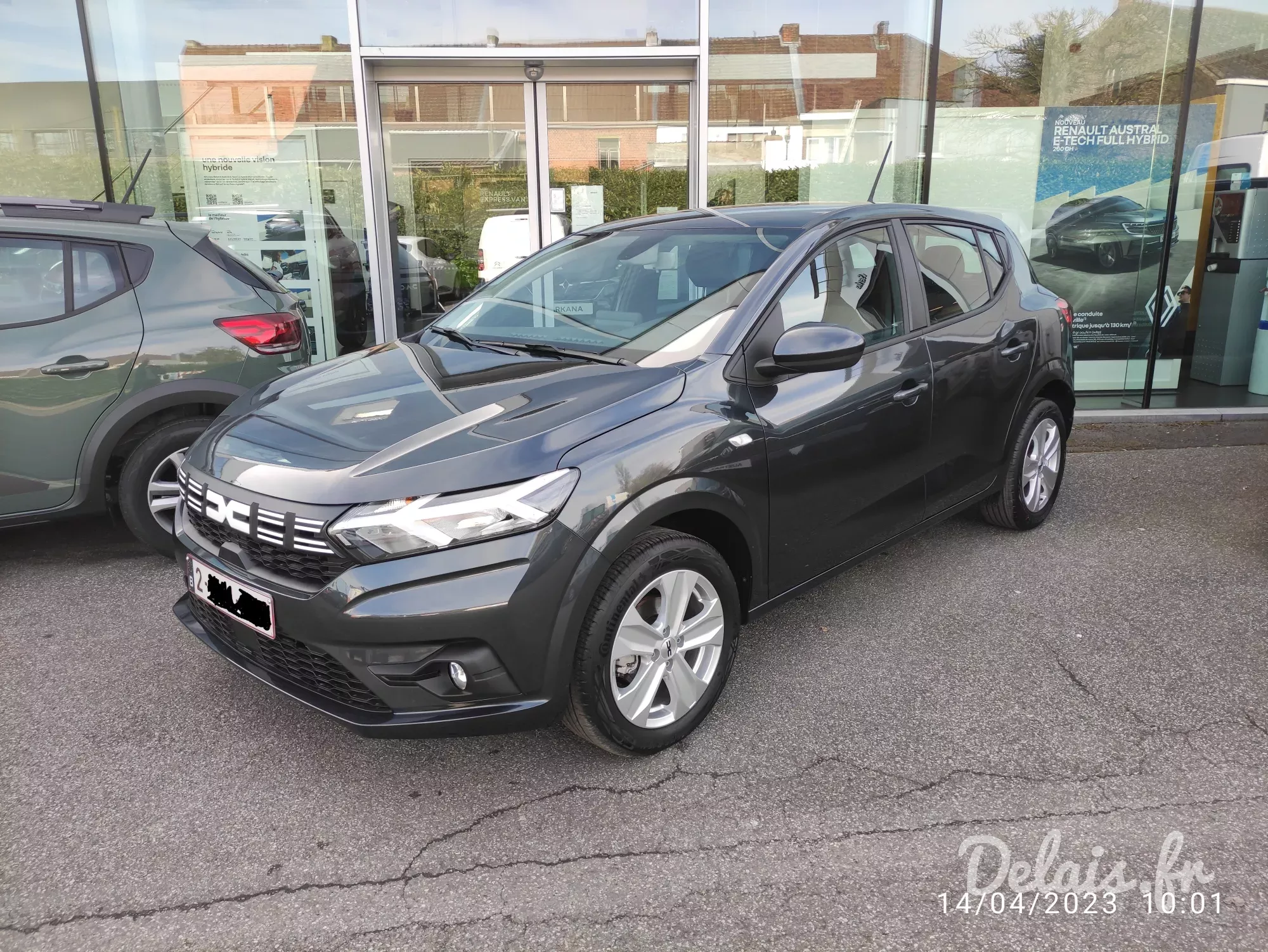 Dacia Sandero Gris Comète Expression