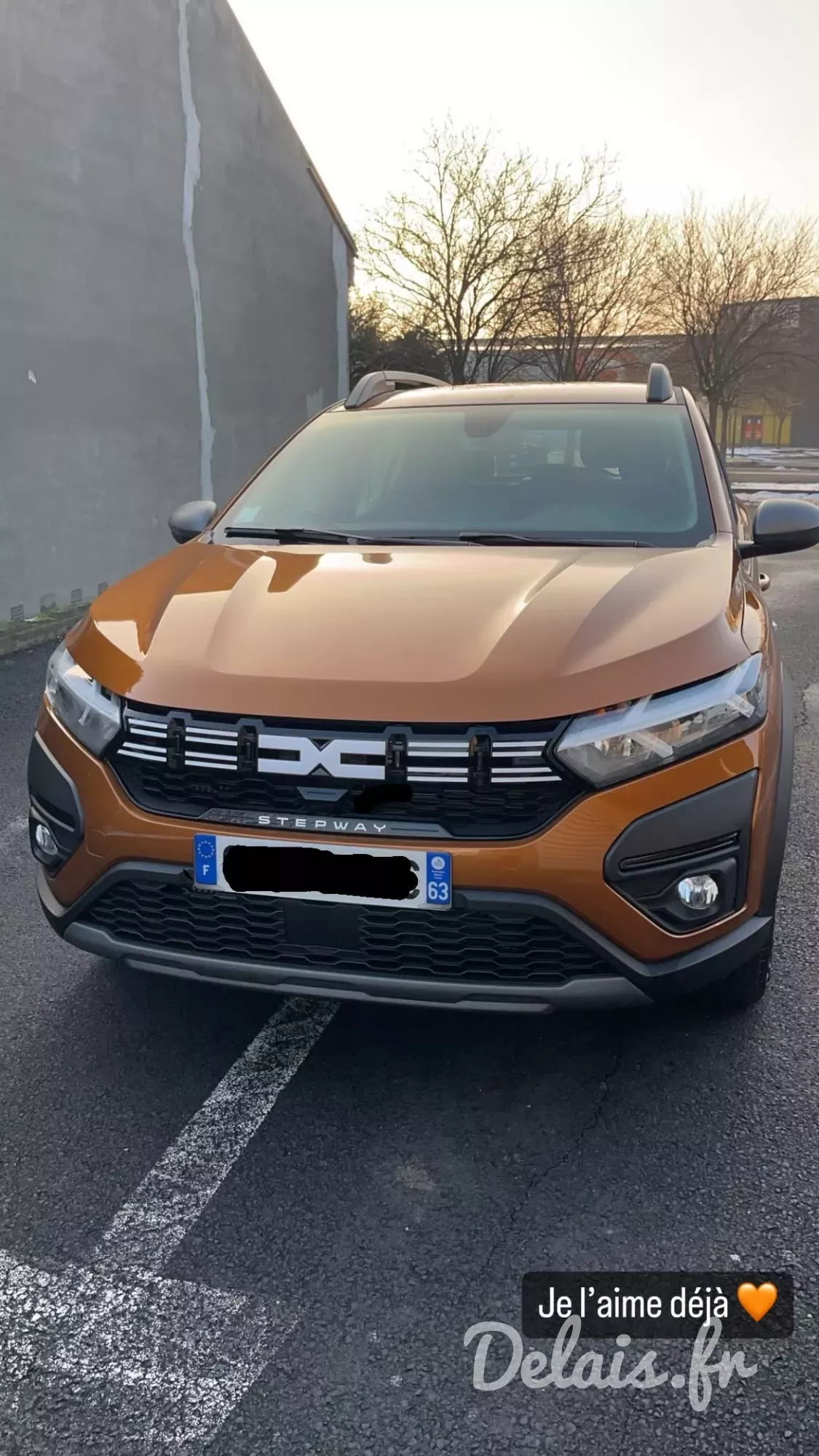 Dacia Sandero Orange Atacama Stepway Expression