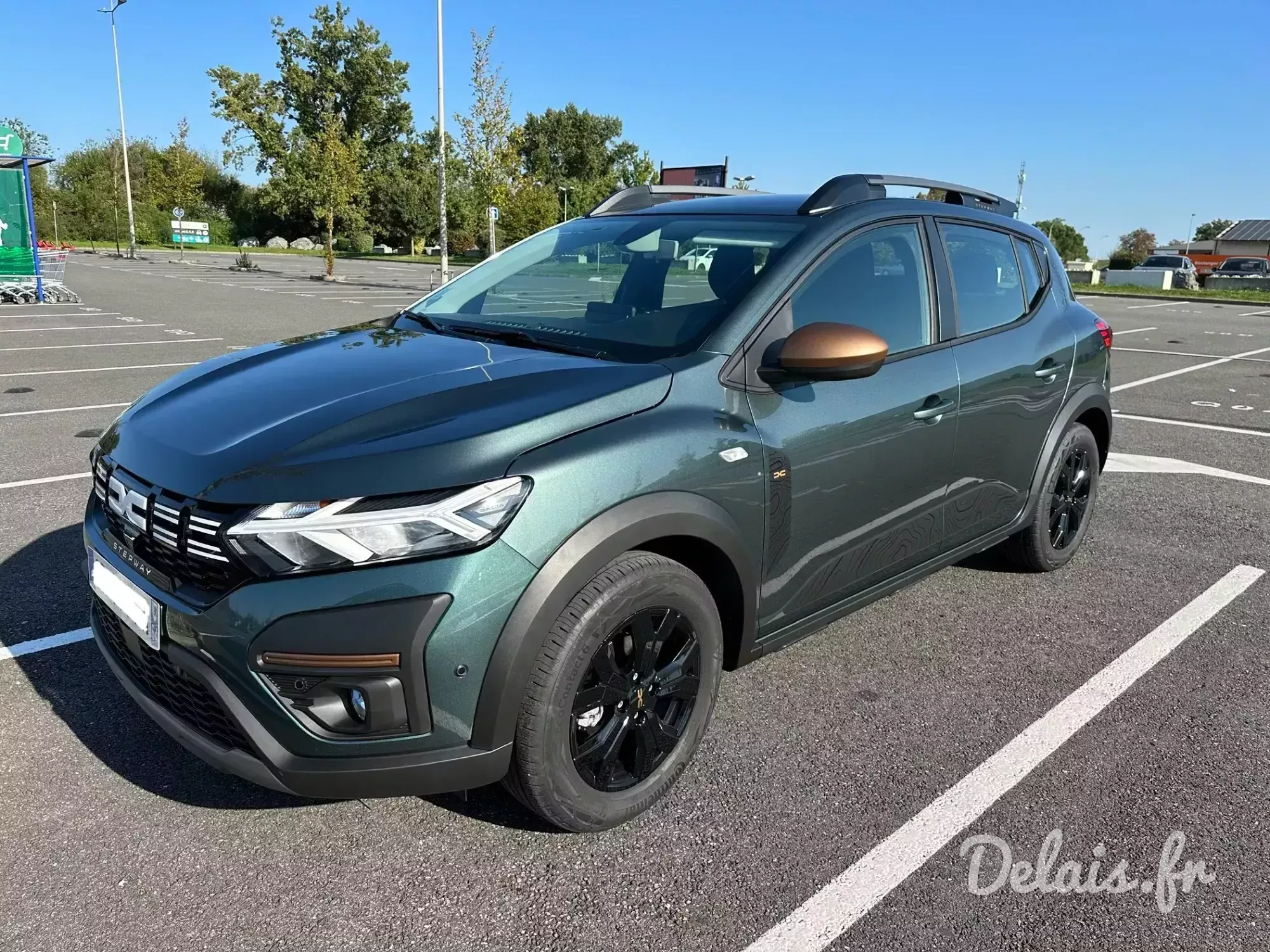 Dacia Sandero Cedar Green Stepway Extreme +