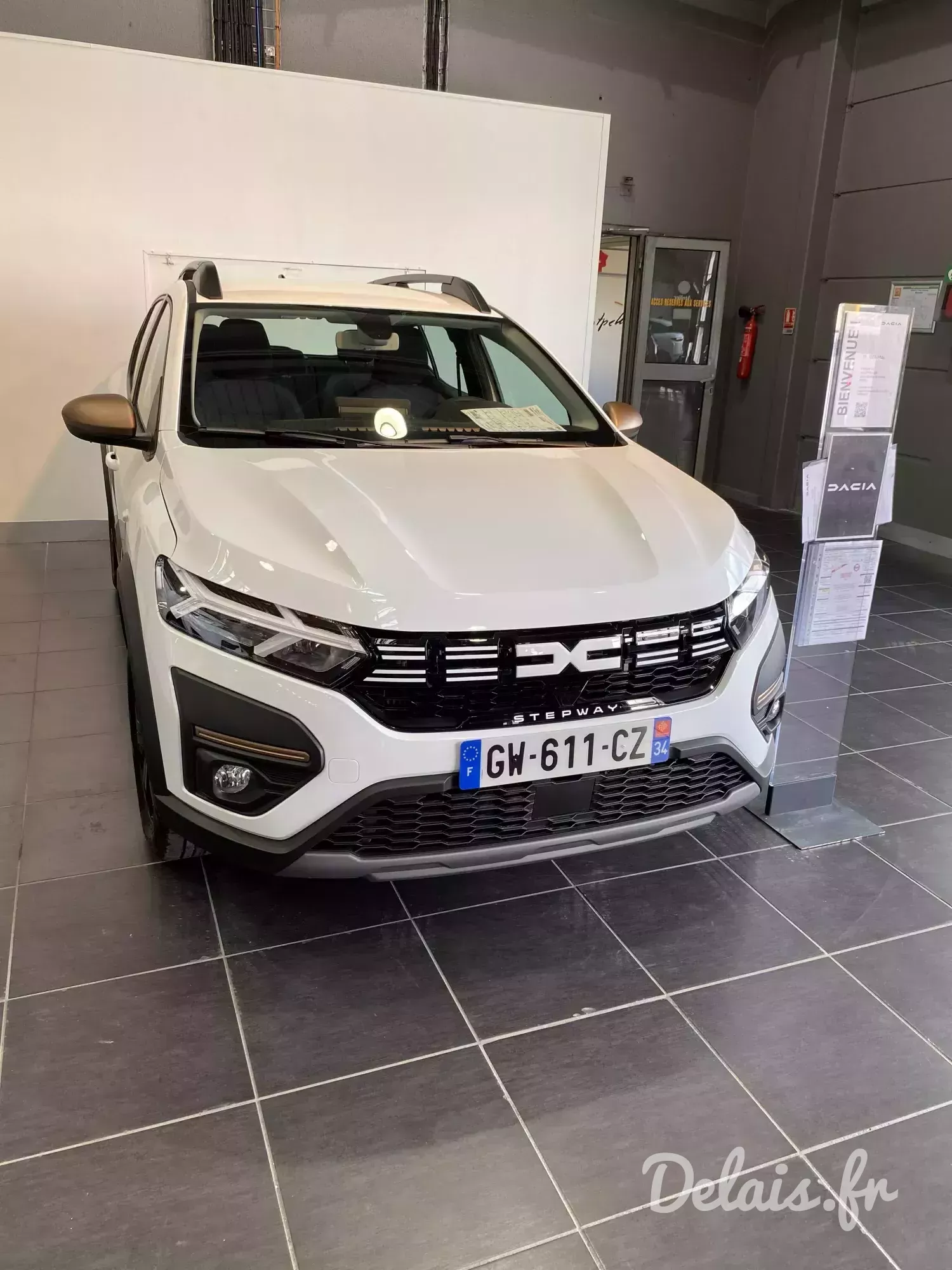 Dacia Sandero Glacier White Stepway Extreme