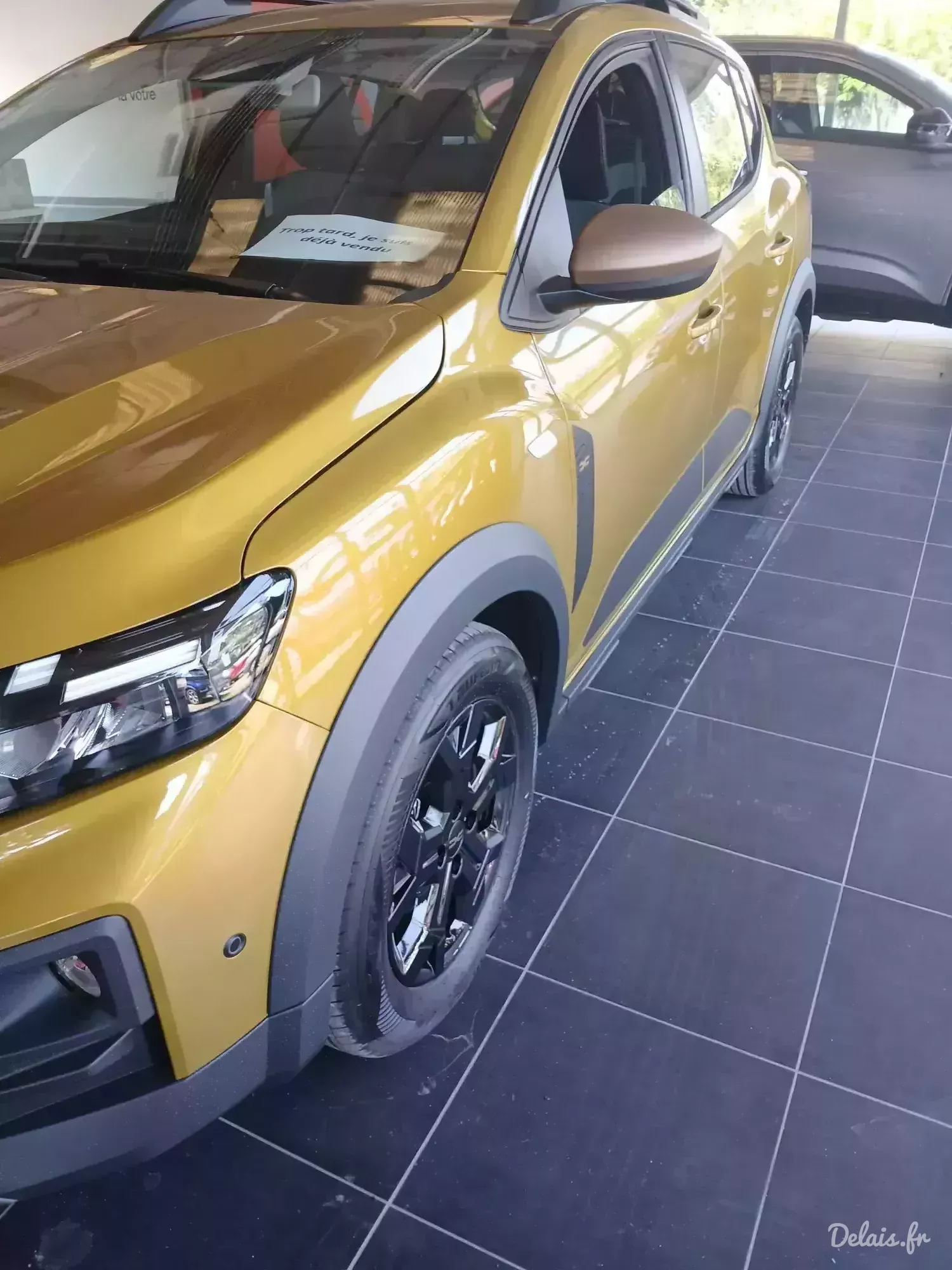 Dacia Sandero Jaune Ambré Stepway Extreme