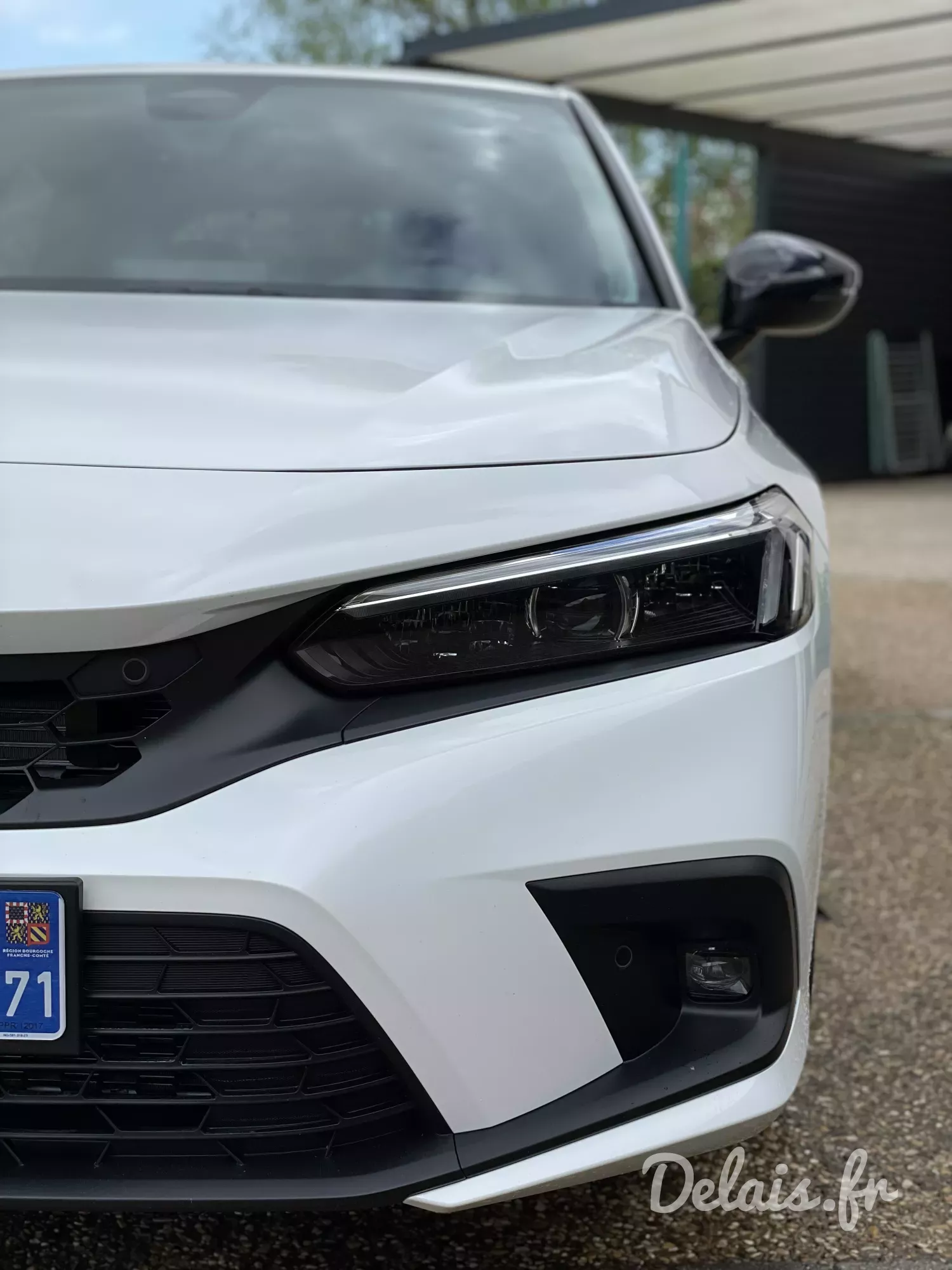 Honda Civic Blanc Platine Advance