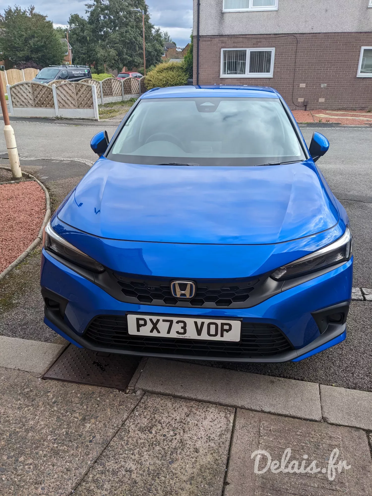 Honda Civic Bleu Racing Advance