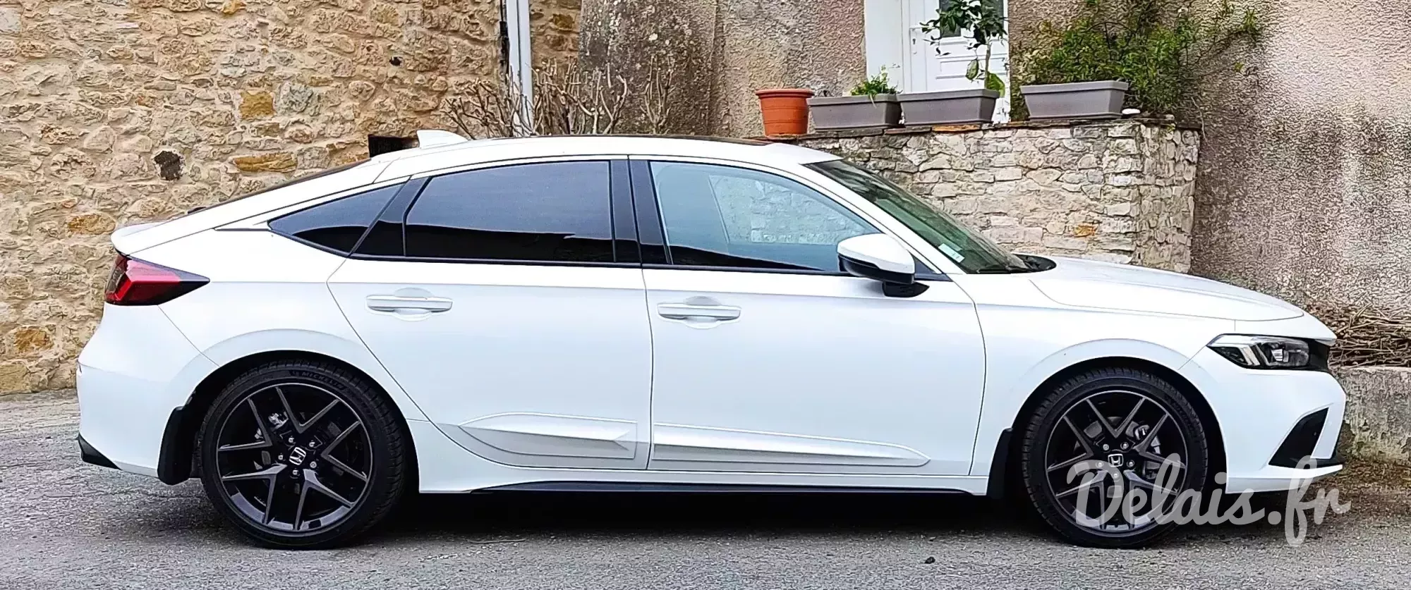 Honda Civic Blanc Platine Advance