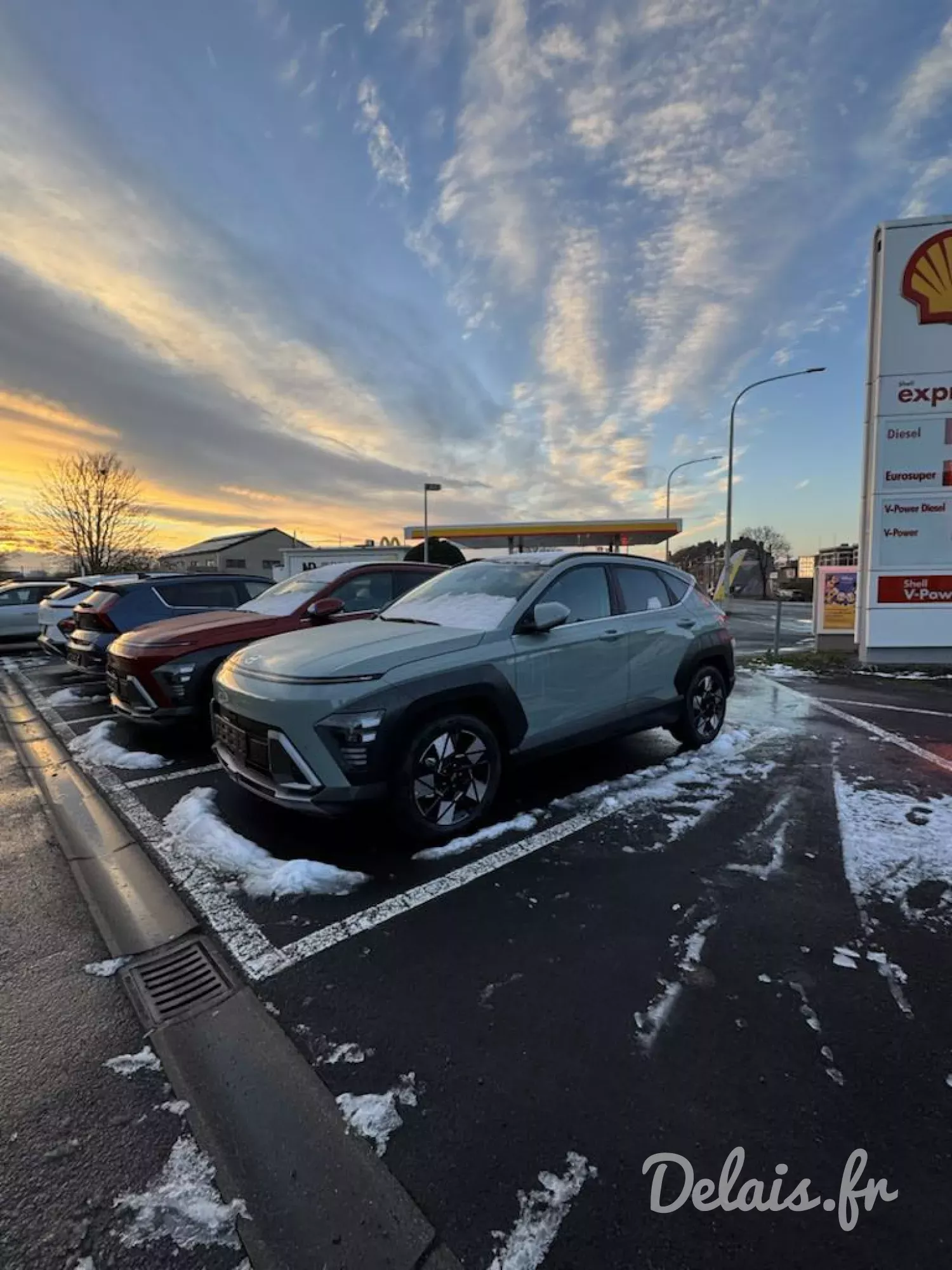 Hyundai Kona Mirage Green Shine