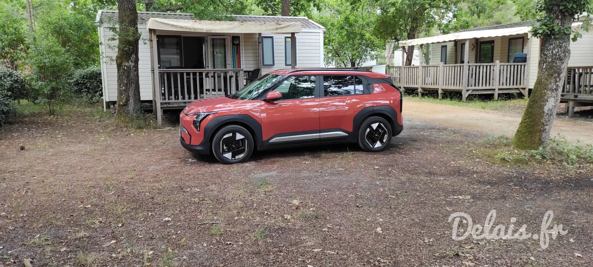 Kia EV3 Sunset Orange Earth