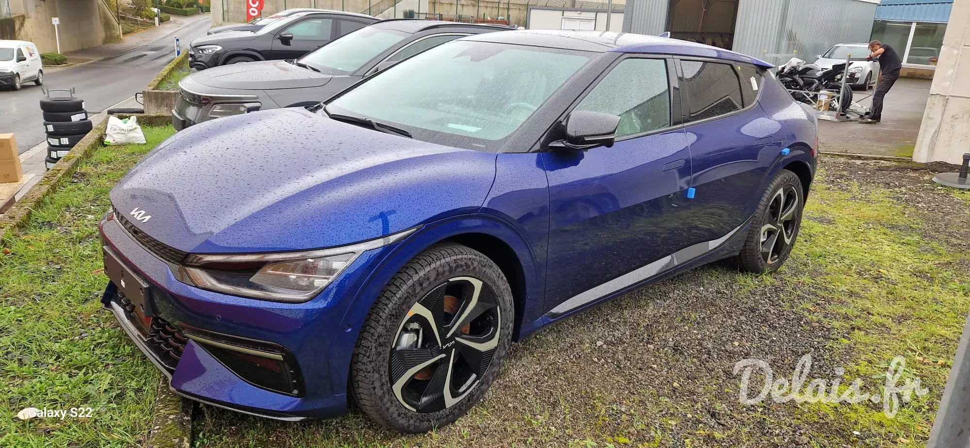 Kia EV6 Bleu Pacifique GT-line