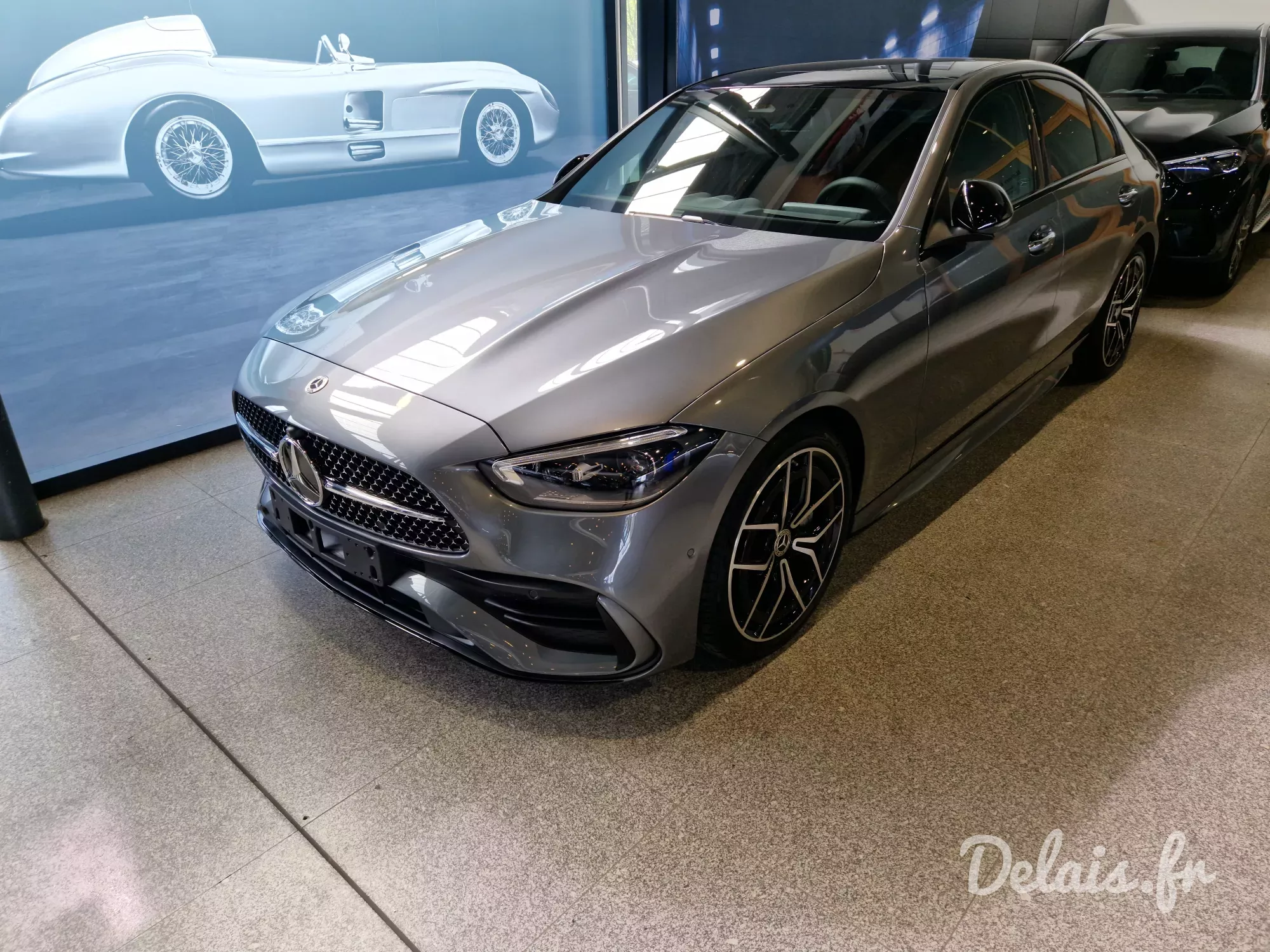 Mercedes Classe C Gris Sélénite AMG line