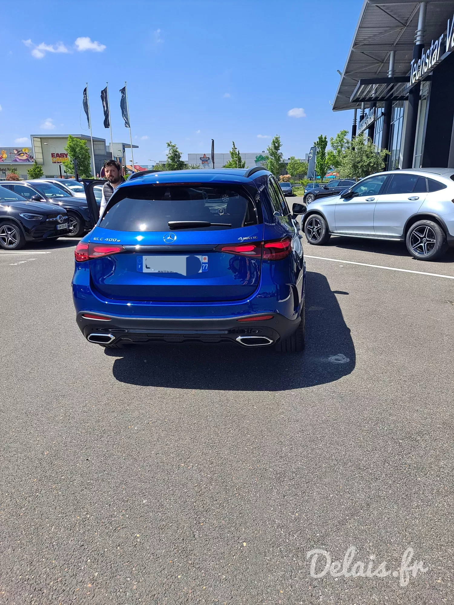 Mercedes GLC Bleu Spectral AMG Line