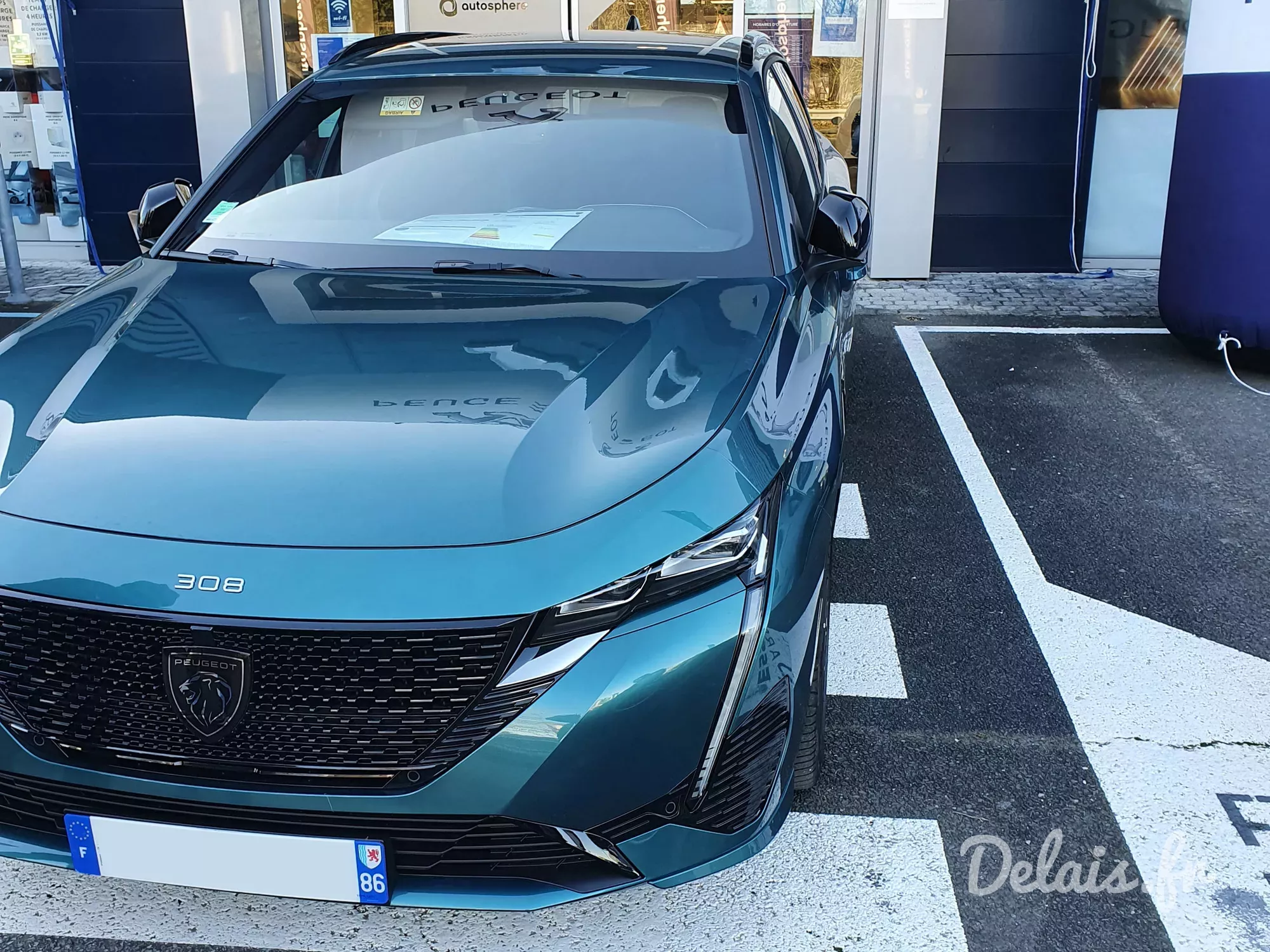 Peugeot 308 SW Bleu Avatar GT Pack