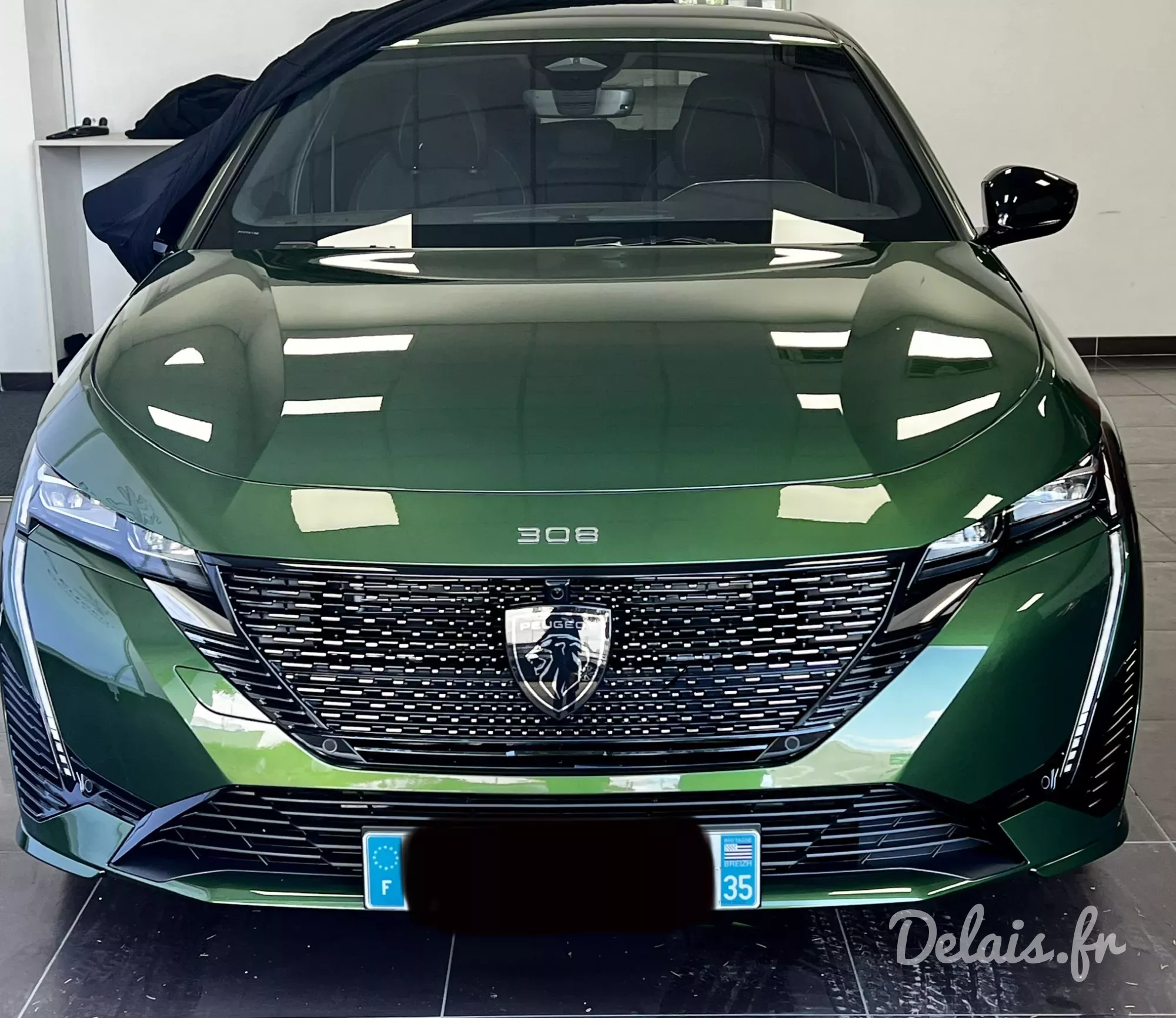 Peugeot 308 Vert Olivine GT Pack