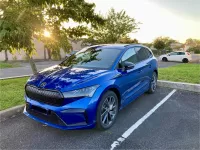 Škoda Enyaq Race Blue Sportline of Bateman64
