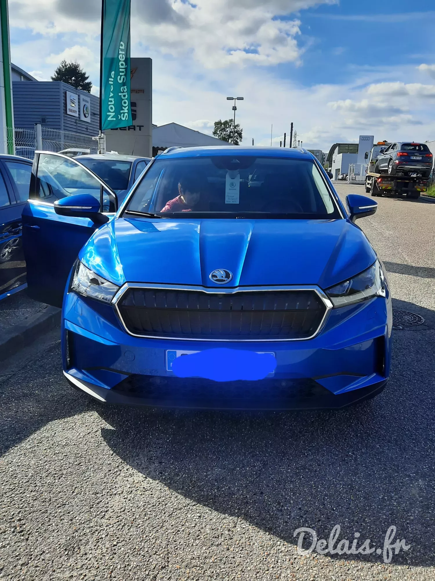 Škoda Enyaq Race Blue Version