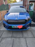 Škoda Enyaq Race Blue Sportline of Djthemanwiththebeard