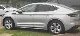 Škoda Enyaq Brilliant Silver Sportline of Zeff