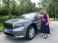 Škoda Enyaq Graphite Grey Version of teetee