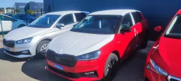 Škoda Fabia Velvet Red Monte Carlo of Santa