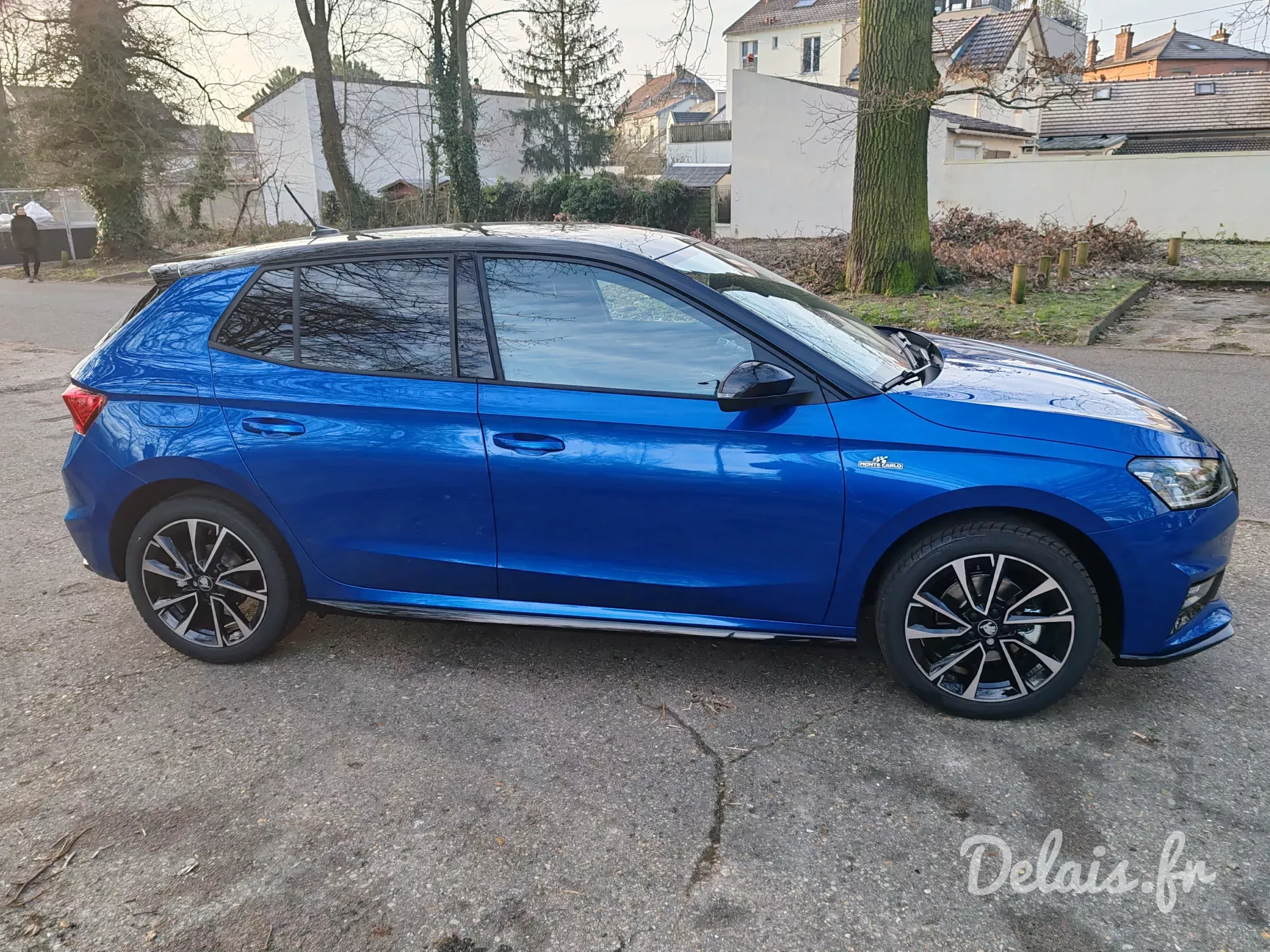 Škoda Fabia Race Blue Monte Carlo