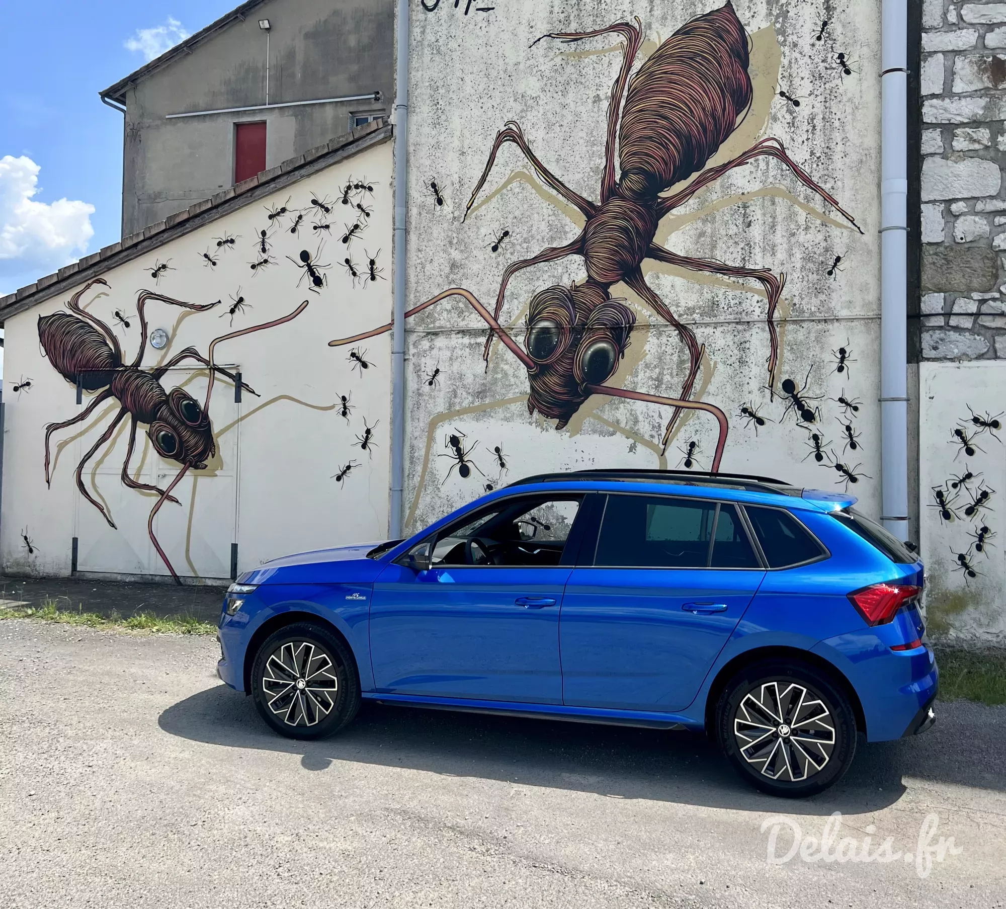 Škoda Kamiq Race Blue Monte Carlo