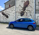 Škoda Kamiq Race Blue Monte Carlo of Requin