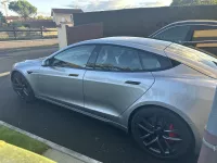 Tesla Model S Night Grey S Plaid of Olipan