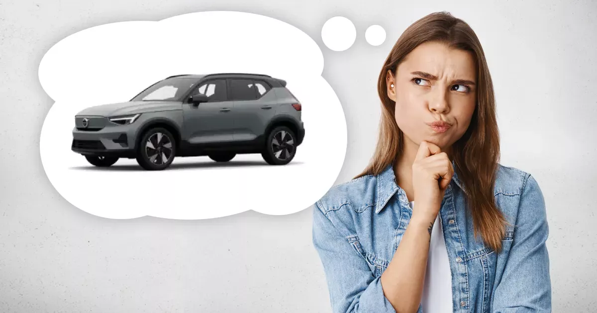 A person is wondering what the delivery times for a Volvo EX40 will be