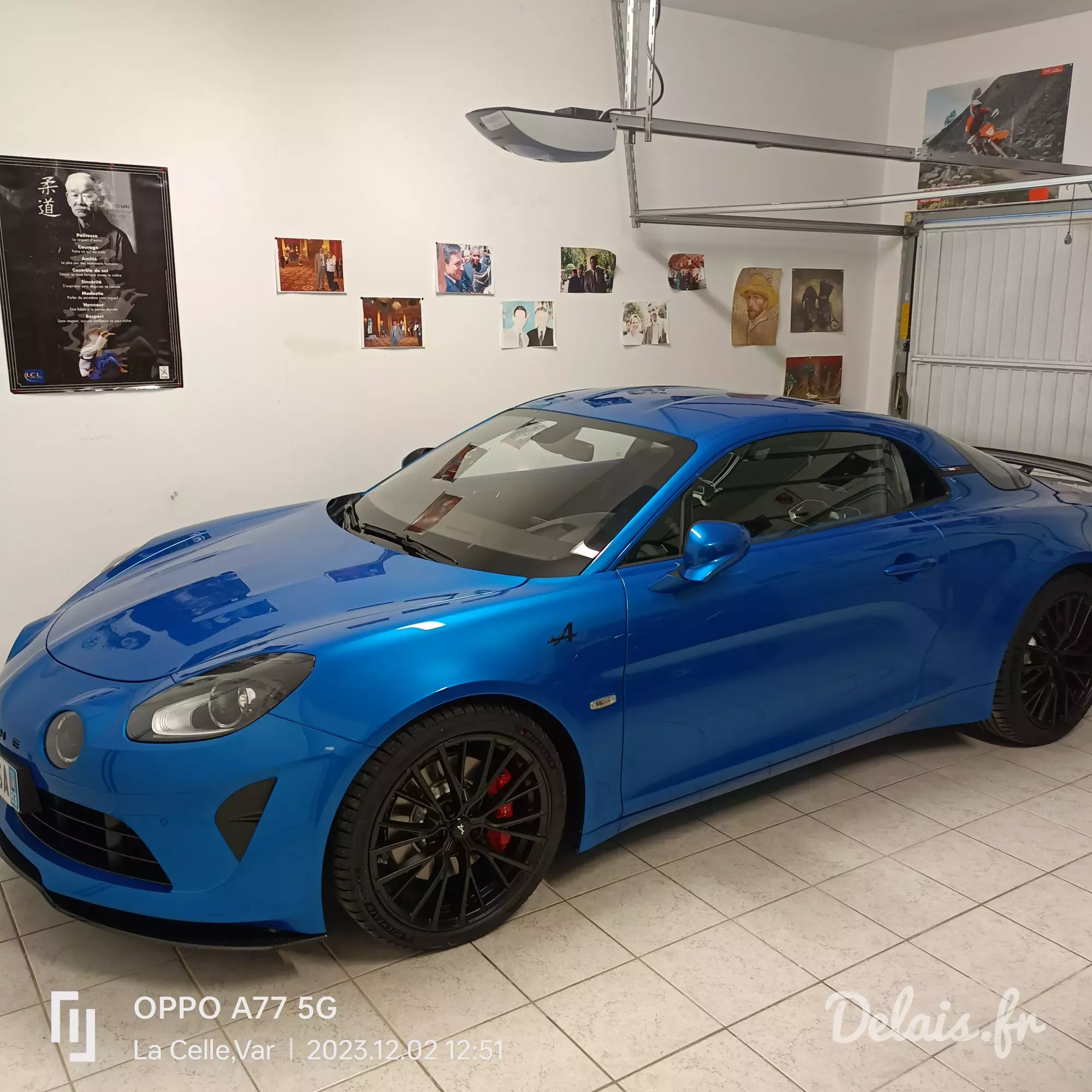 Alpine A110 Atelier Bleu Alpine Acier S