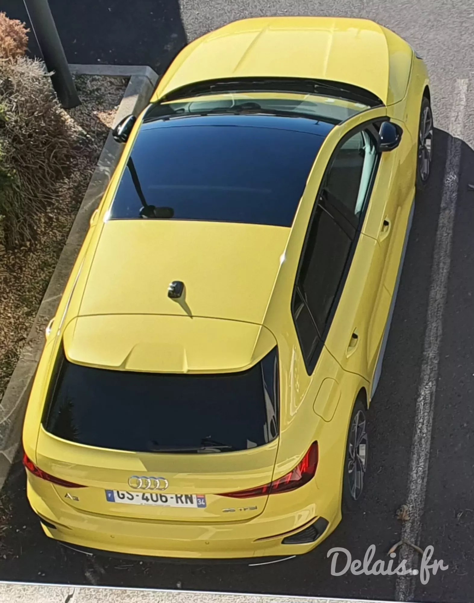Audi A3 Sportback Jaune Python S line