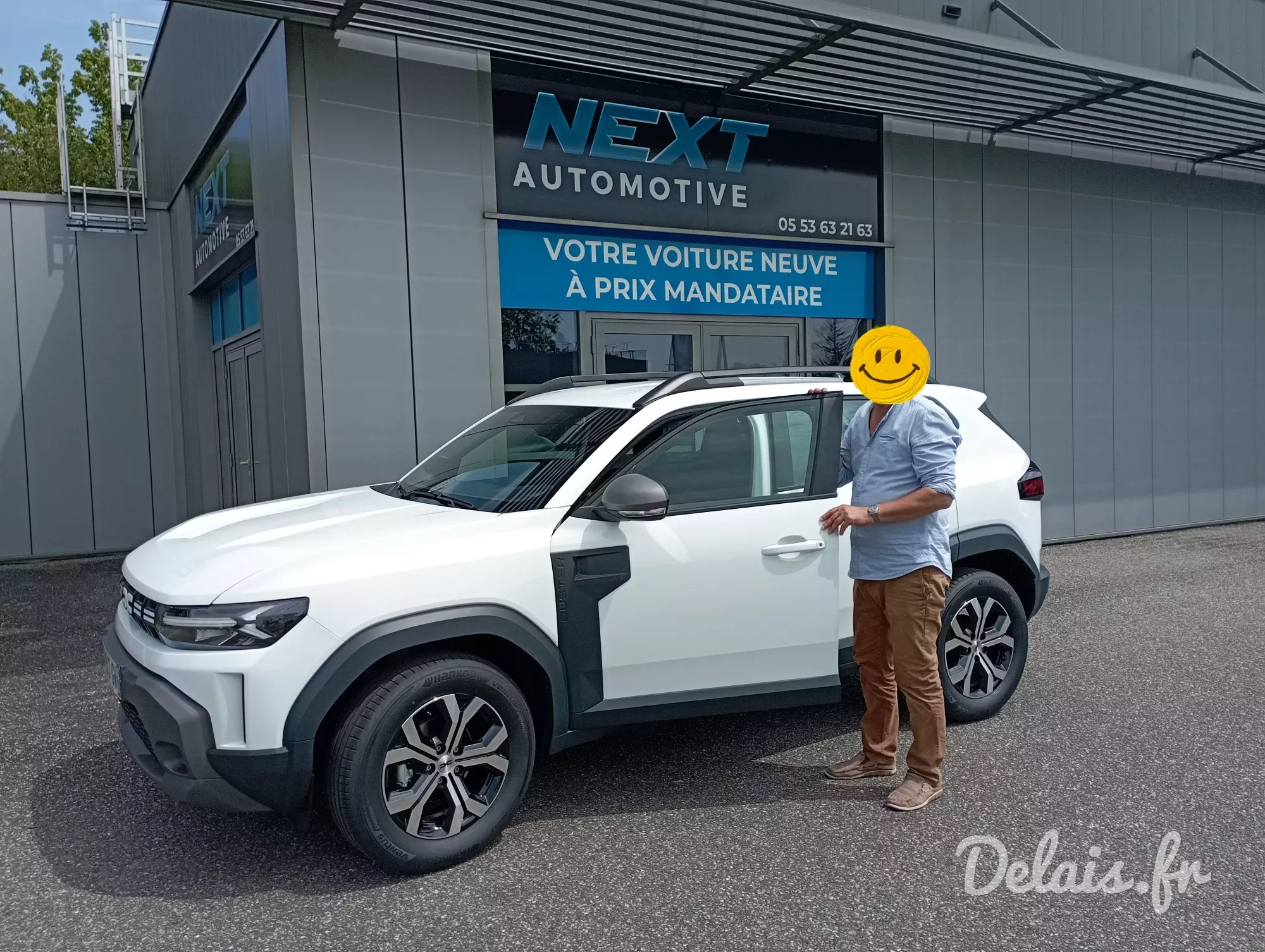 Dacia Duster Blanc Glacier Expression