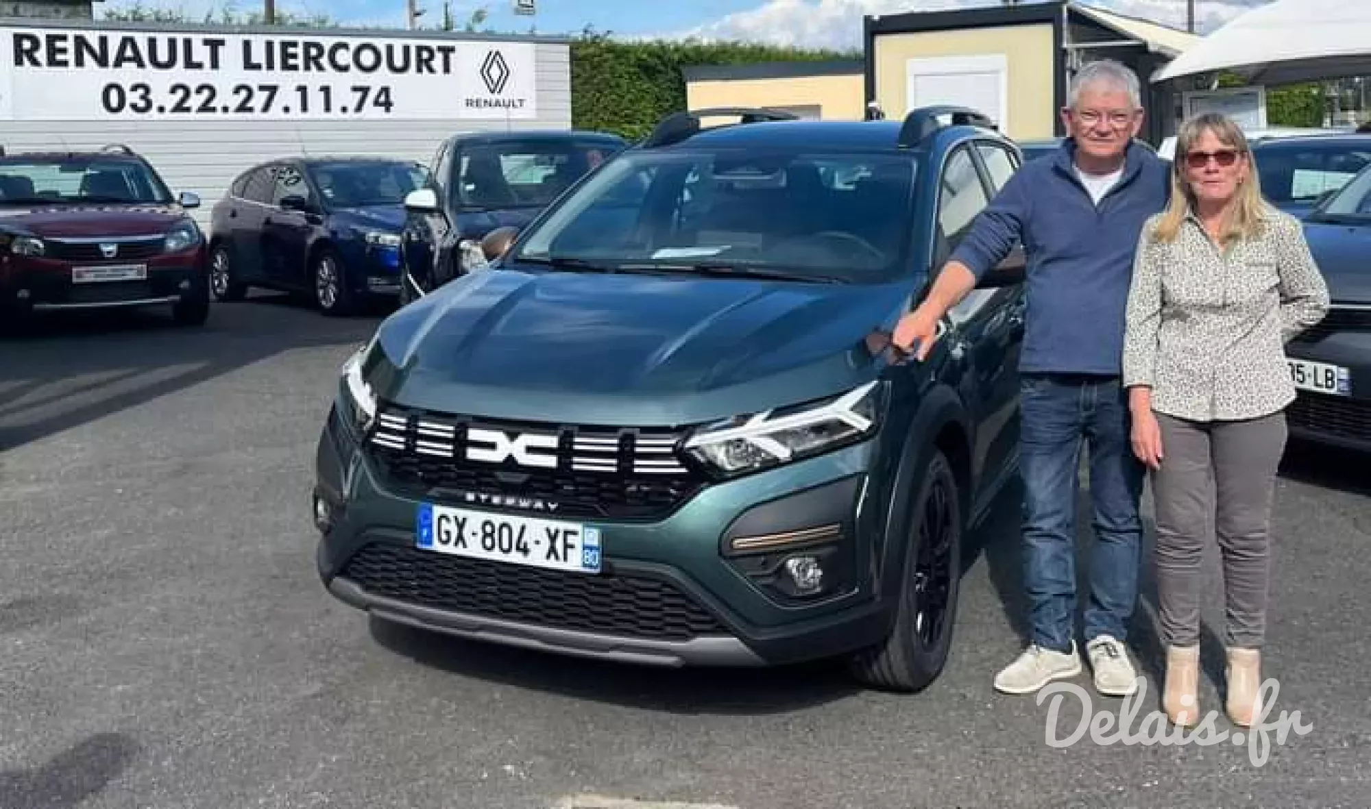 Dacia Sandero Vert Cèdre Stepway Extreme +