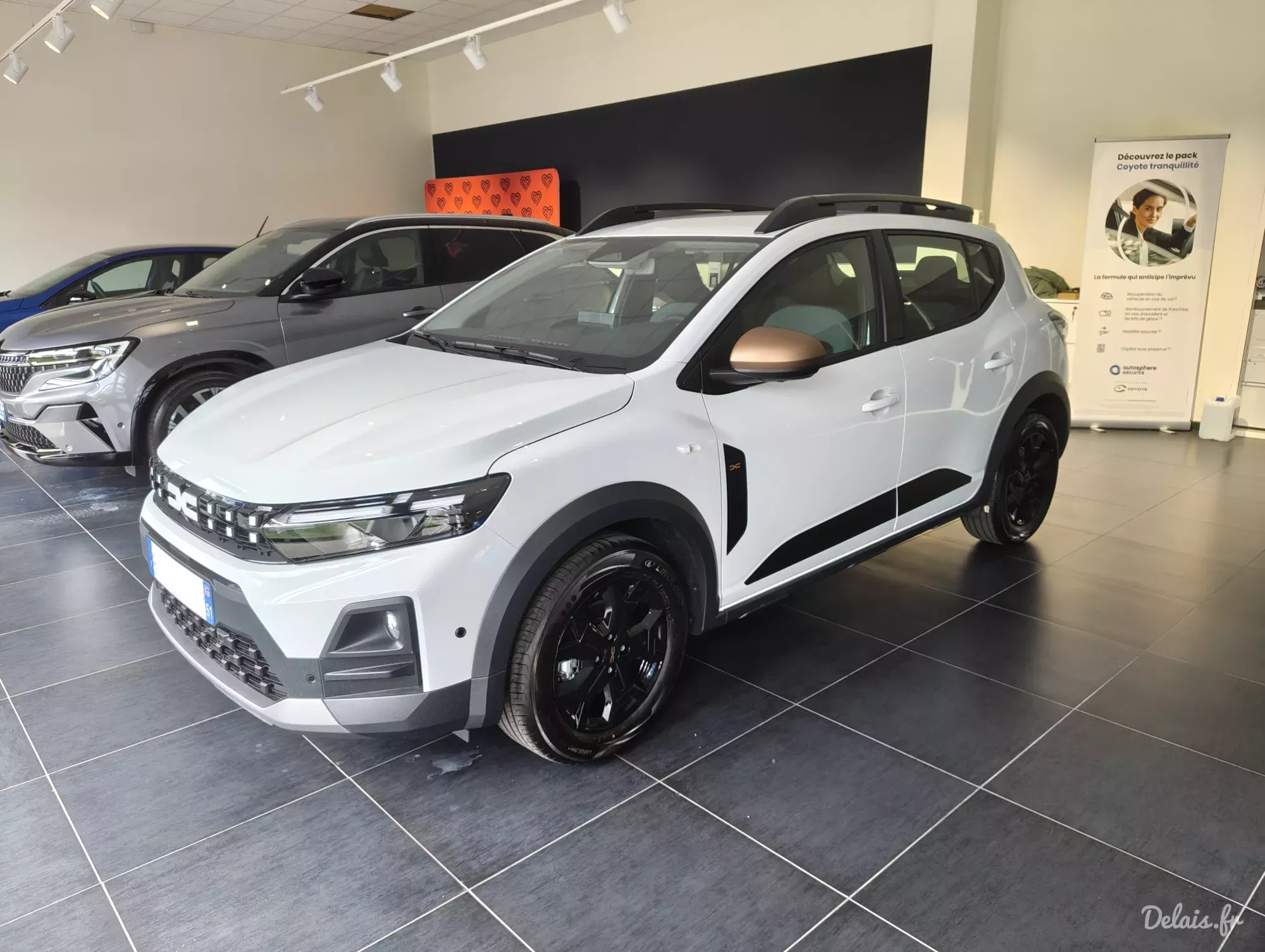 Dacia Sandero Blanc Glacier Stepway Extreme