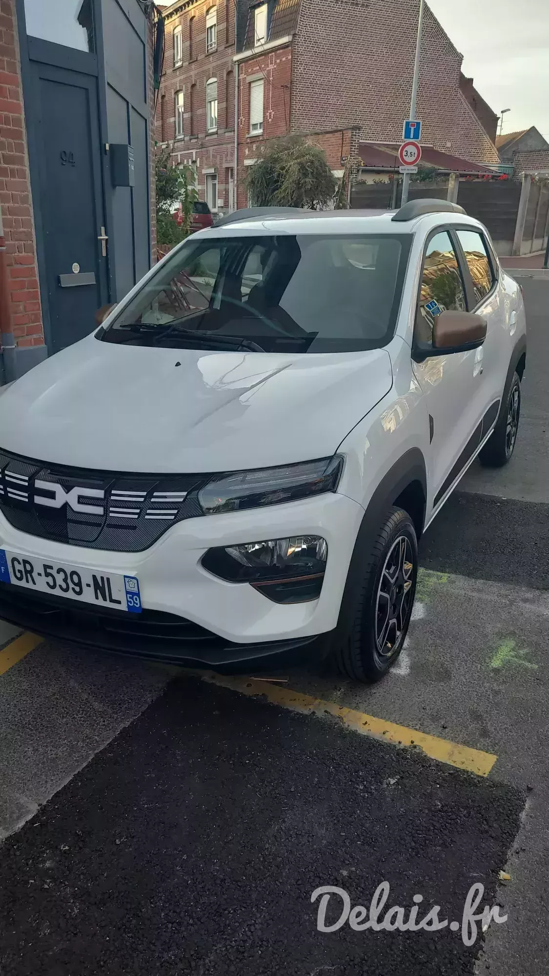 Dacia Spring Blanc Kaolin Extreme