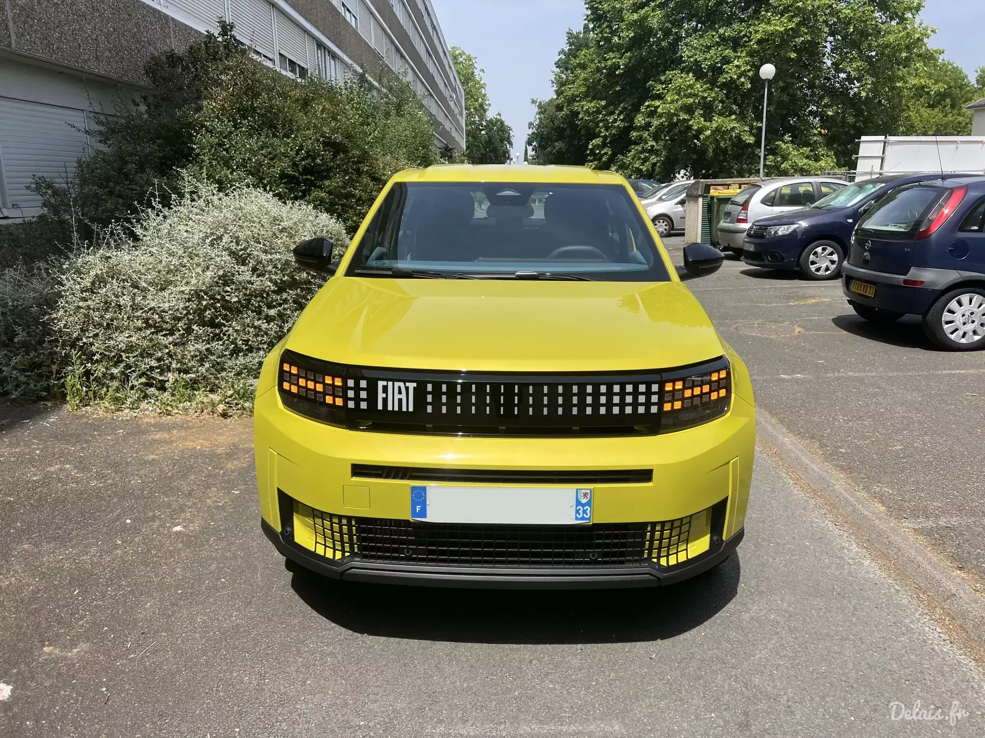 Fiat Grande Panda Jaune Limone Icone