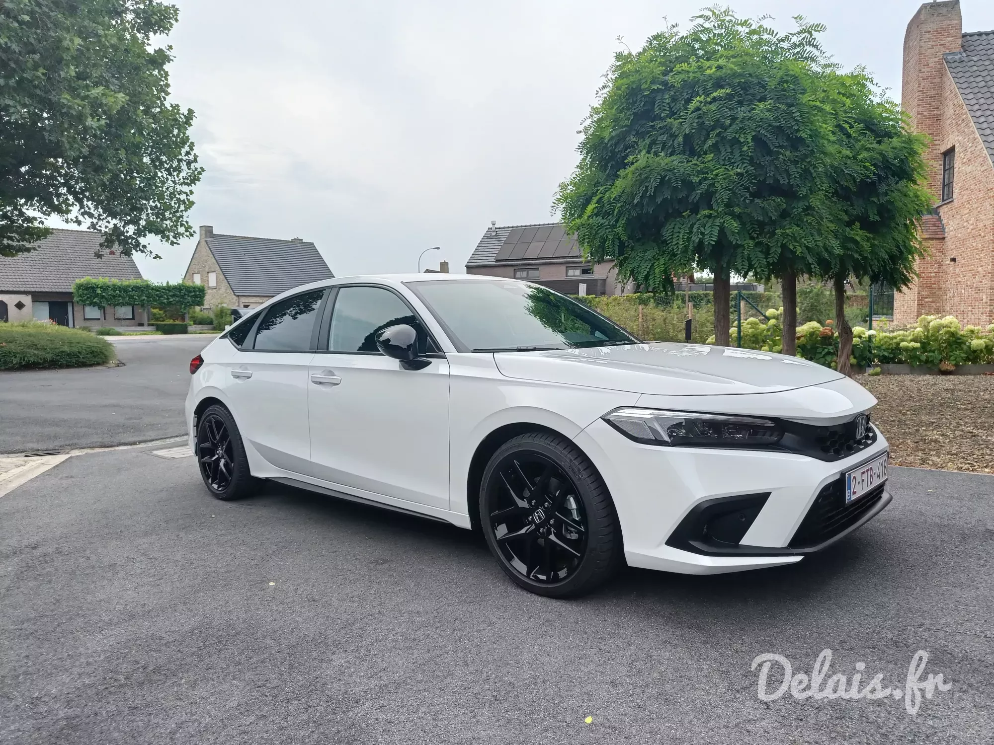 Honda Civic Blanc Platine Sport