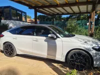Honda Civic Blanc Platine Advance de den's