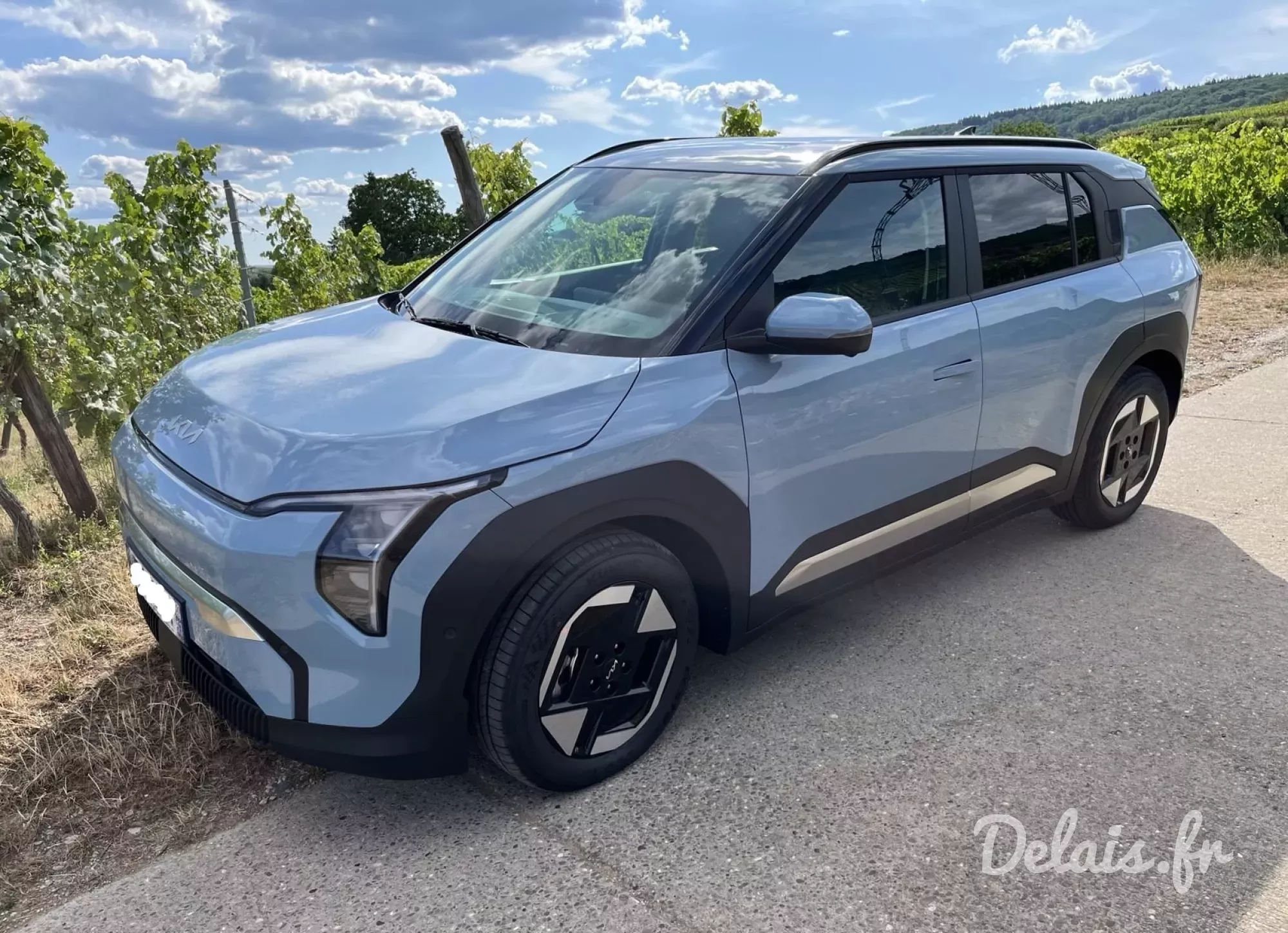Kia EV3 Bleu Givré Earth