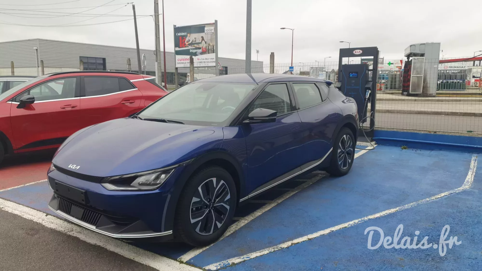 Kia EV6 Bleu Pacifique Air Active