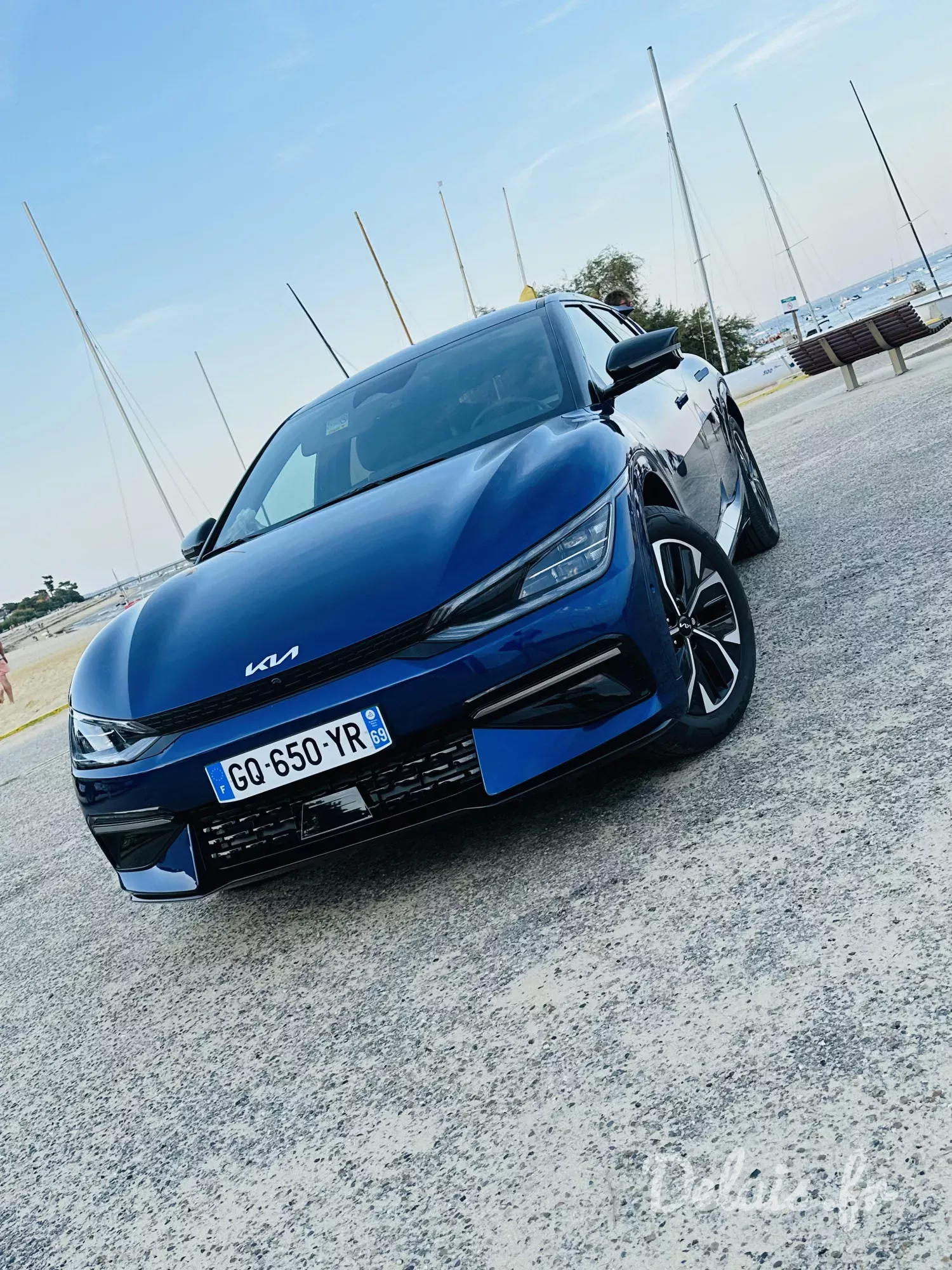 Kia EV6 Bleu Pacifique GT-line