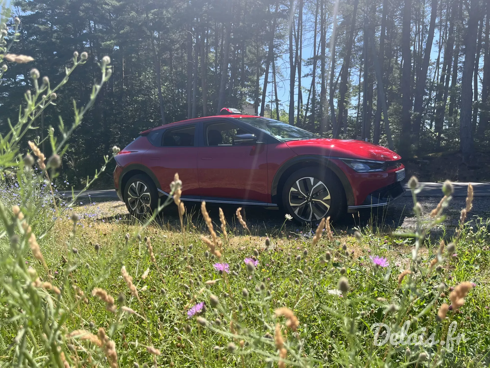 Kia EV6 Rouge Magma Air Design