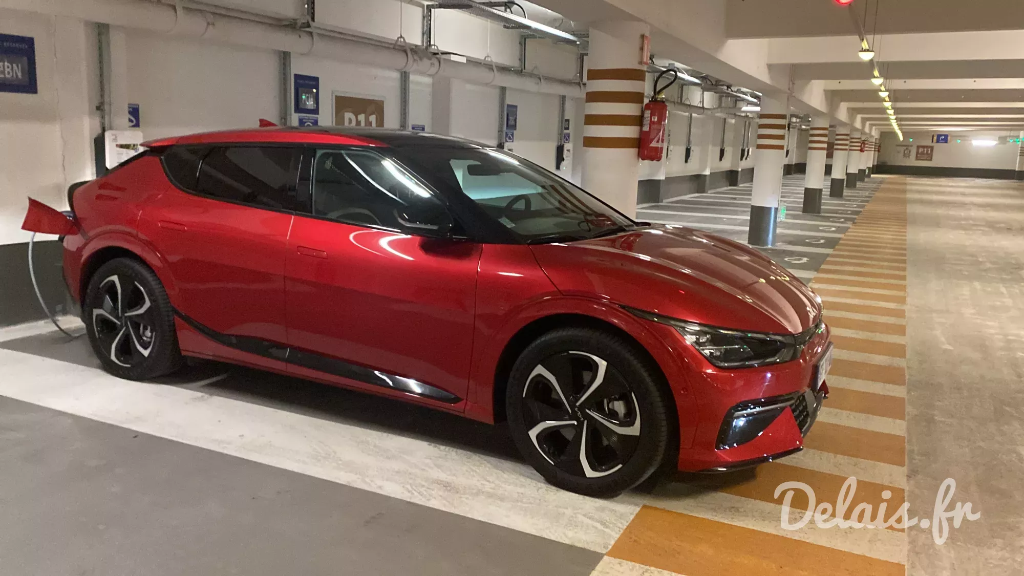 Kia EV6 Rouge Magma GT-line