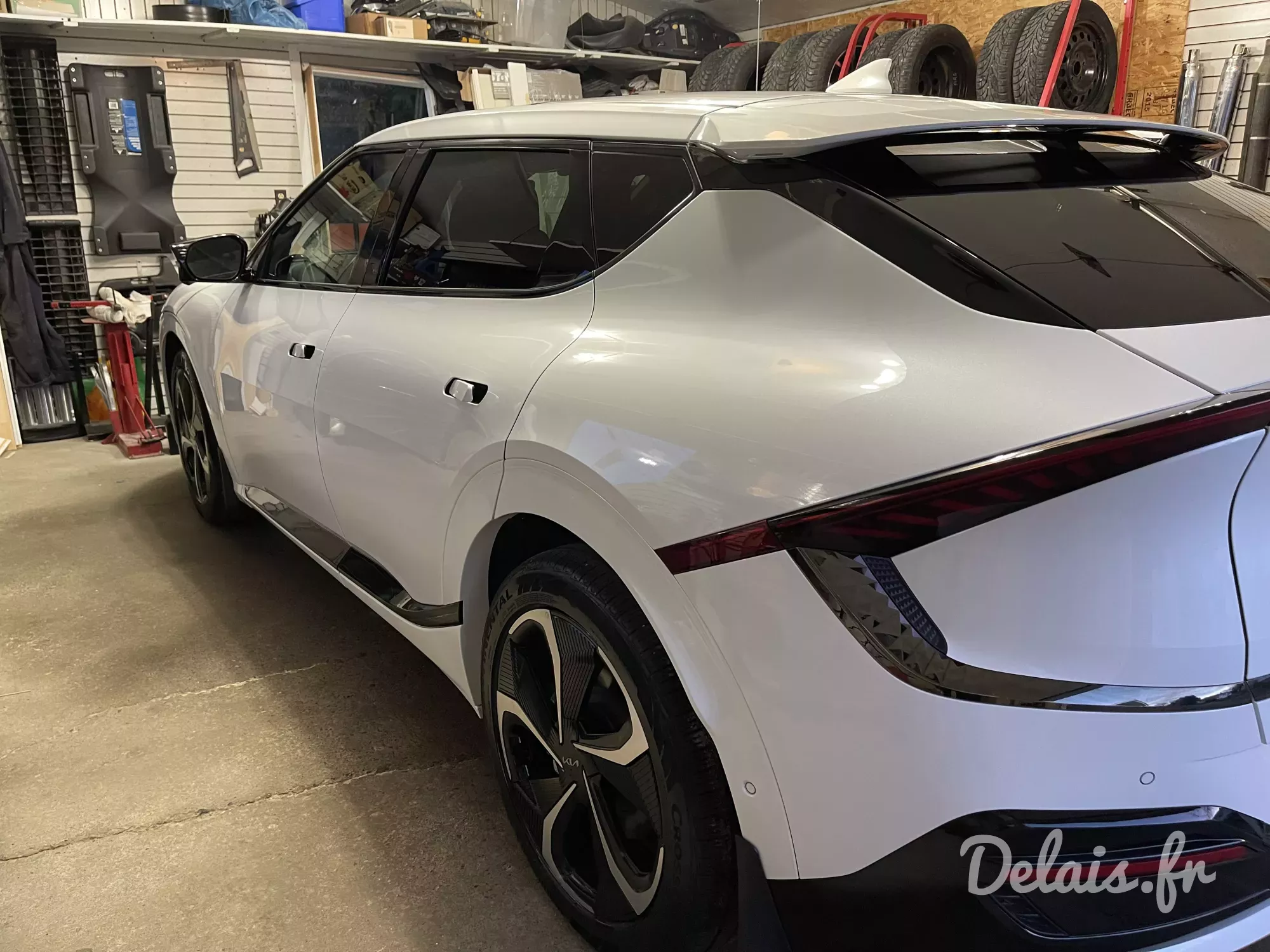 Kia EV6 Blanc Glacier GT-line