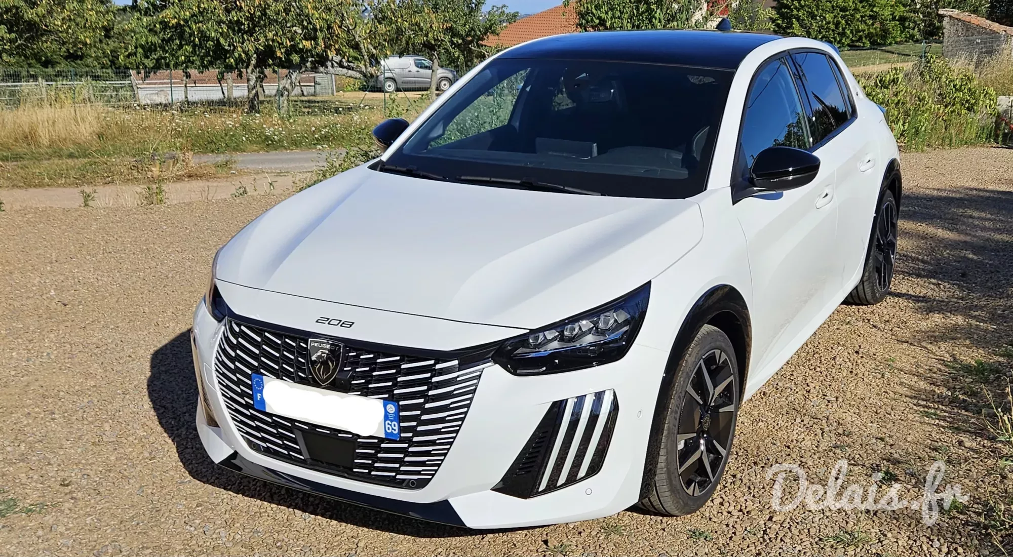 Peugeot 208 Blanc Banquise GT