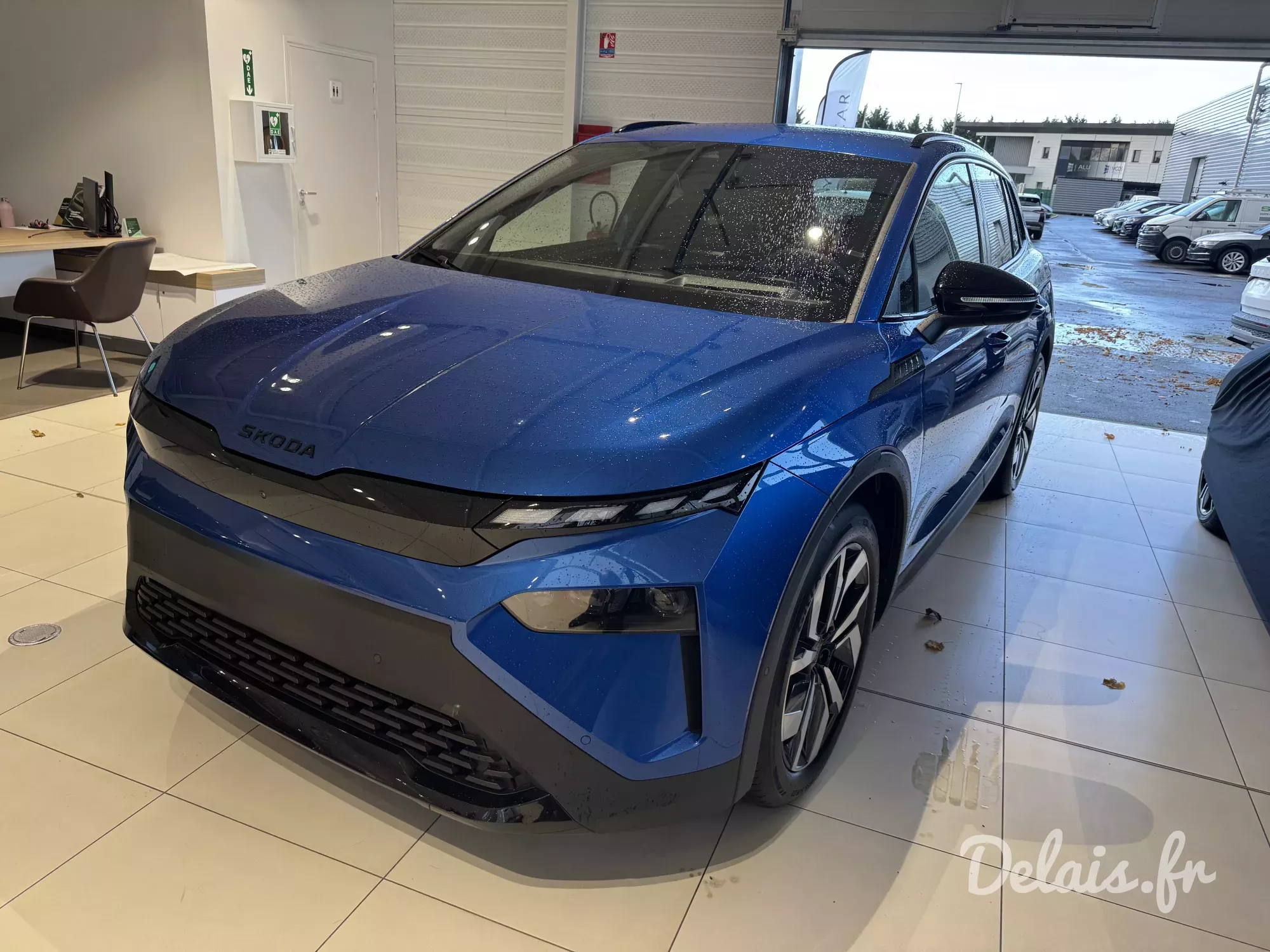 Škoda Elroq Bleu Racing Sportline